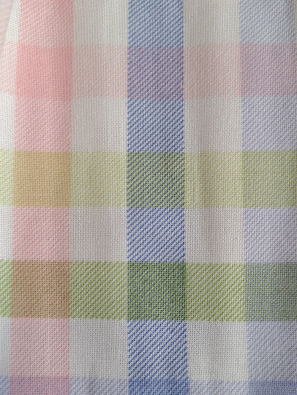 Pastel Plaid Cotton Fabric - Five Piece Fat Quarter Bundle